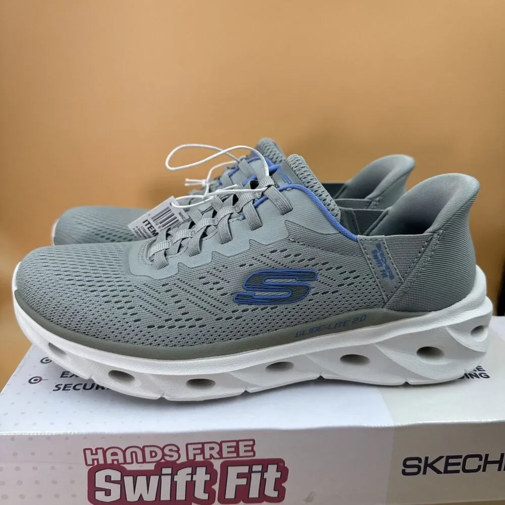 NEW SKECHERS SWIFT FIT HANDS FREE ATHLETIC SNEAKERS SHOES WOMENS 8 Gray